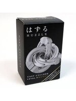 Huzzle Mini Huzzle Cast Puzzle - Cyclone Silver (level 5)