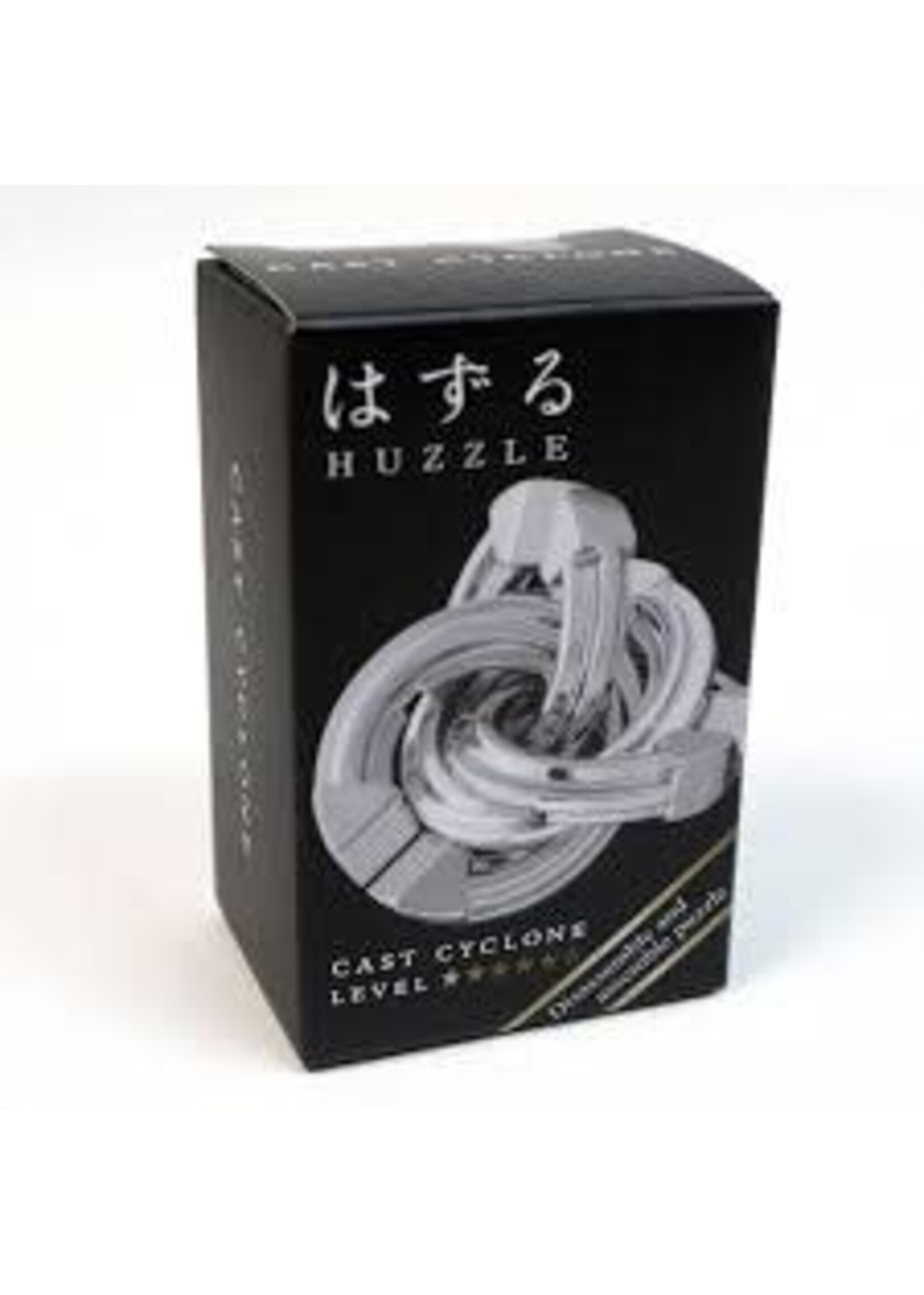 Huzzle Mini Huzzle Cast Puzzle - Cyclone Silver (level 5)