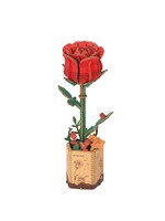 Rowood Rowood DIY Houten Bloem Red Rose, Rode Roos