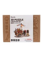 Robotime Robotime DIY 3D Houten Modelbouwpakket, Blossom Cart