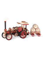 Robotime Rokr 3D DIY Houten Modelbouwpakket Steam Engine,