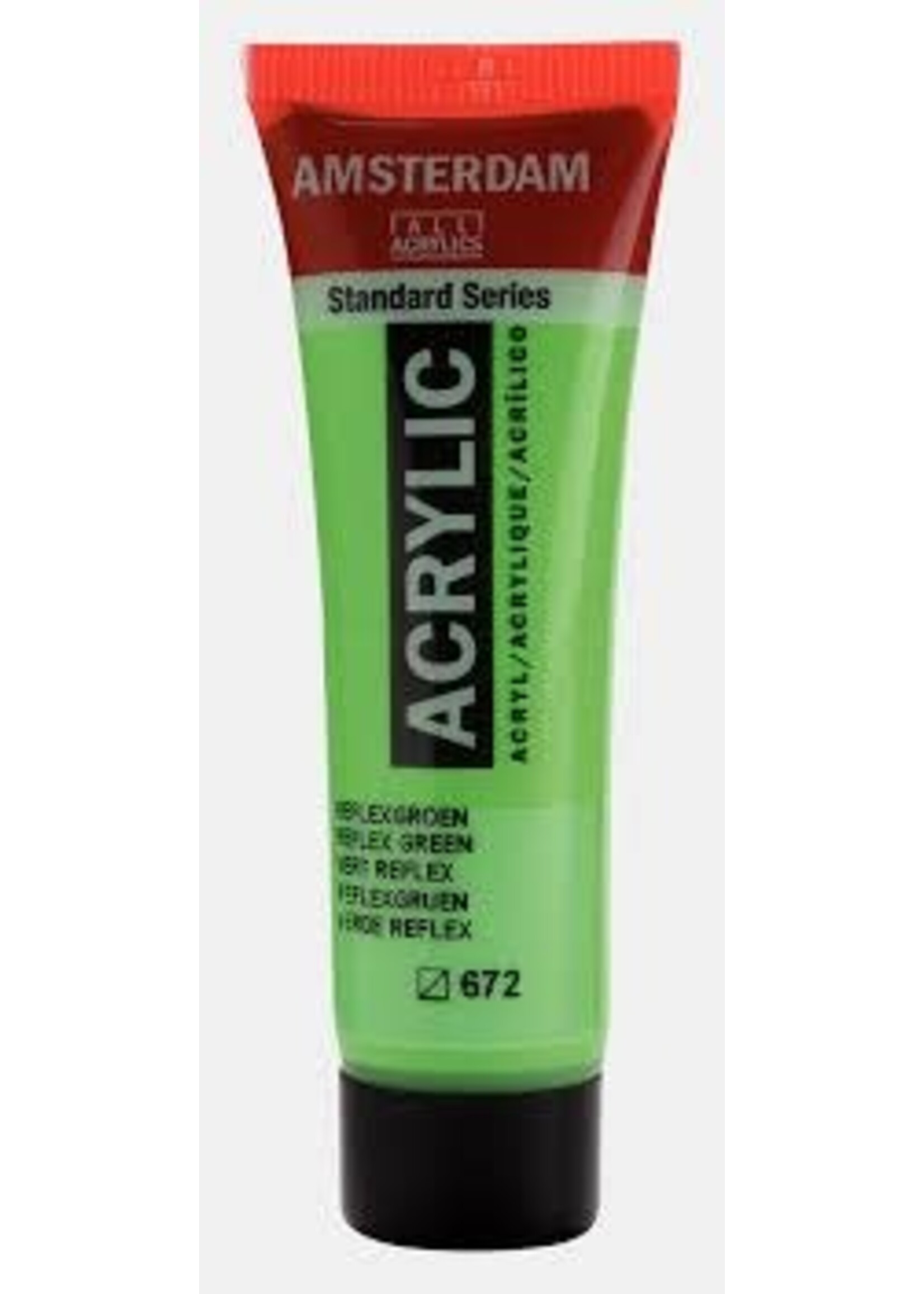 Talens Amsterdam Amsterdam Standard Series Acrylverf Tube 20 ml Reflexgroen 672