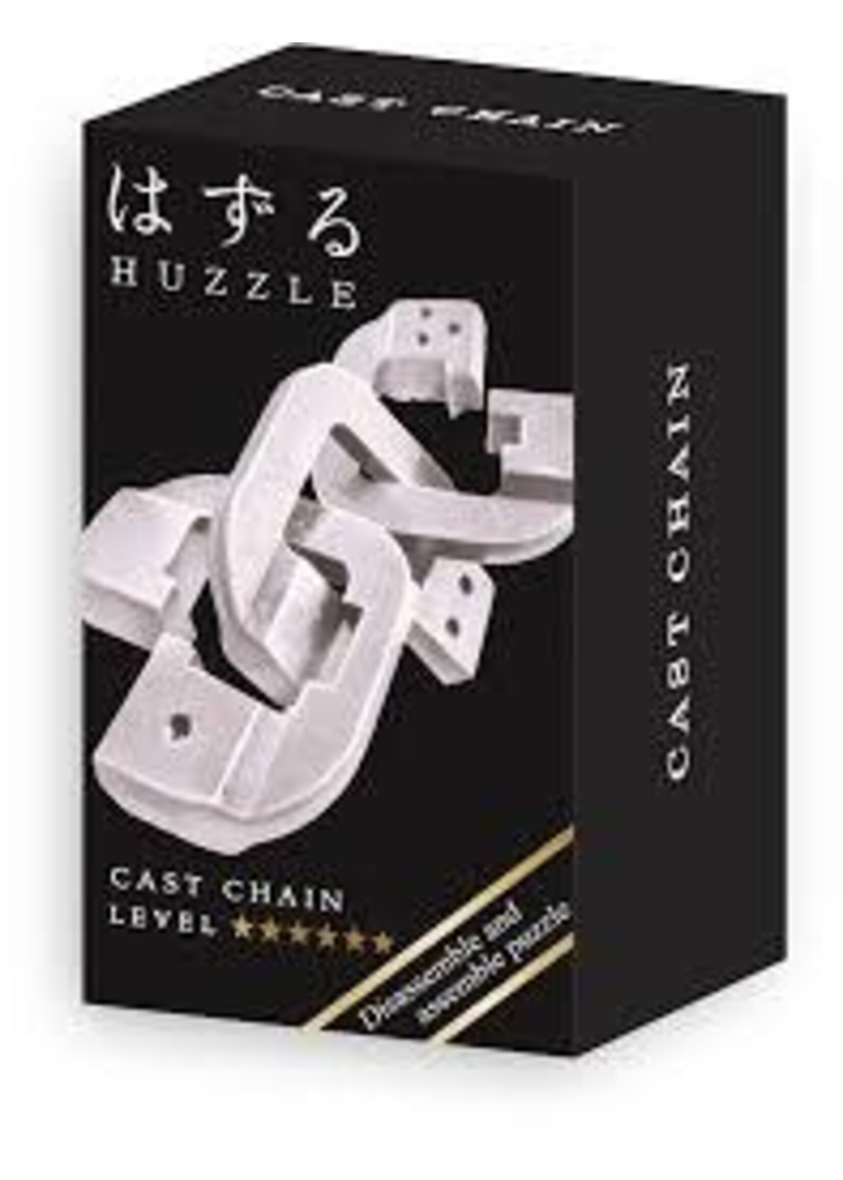 Huzzle Mini Huzzle Cast Puzzle - Chain Silver (level 6)