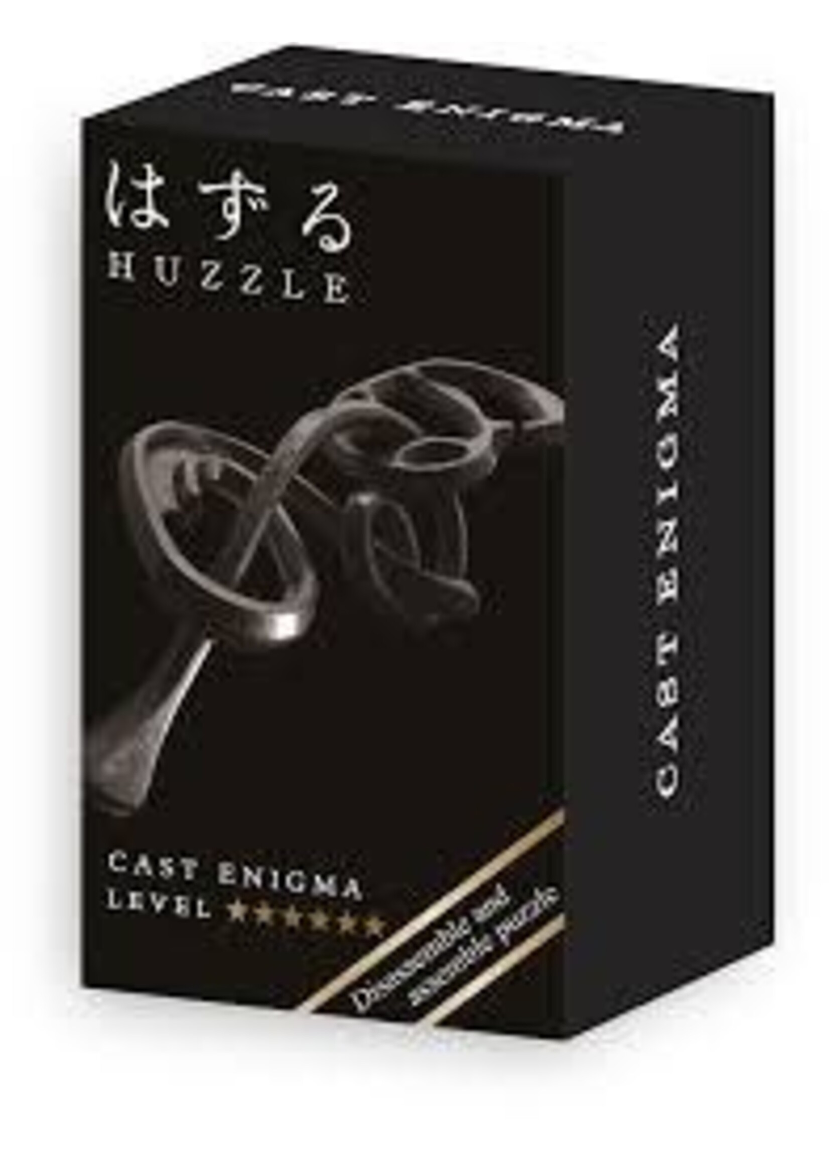 Huzzle Mini Huzzle Cast Puzzle - Enigma Black (level 6)