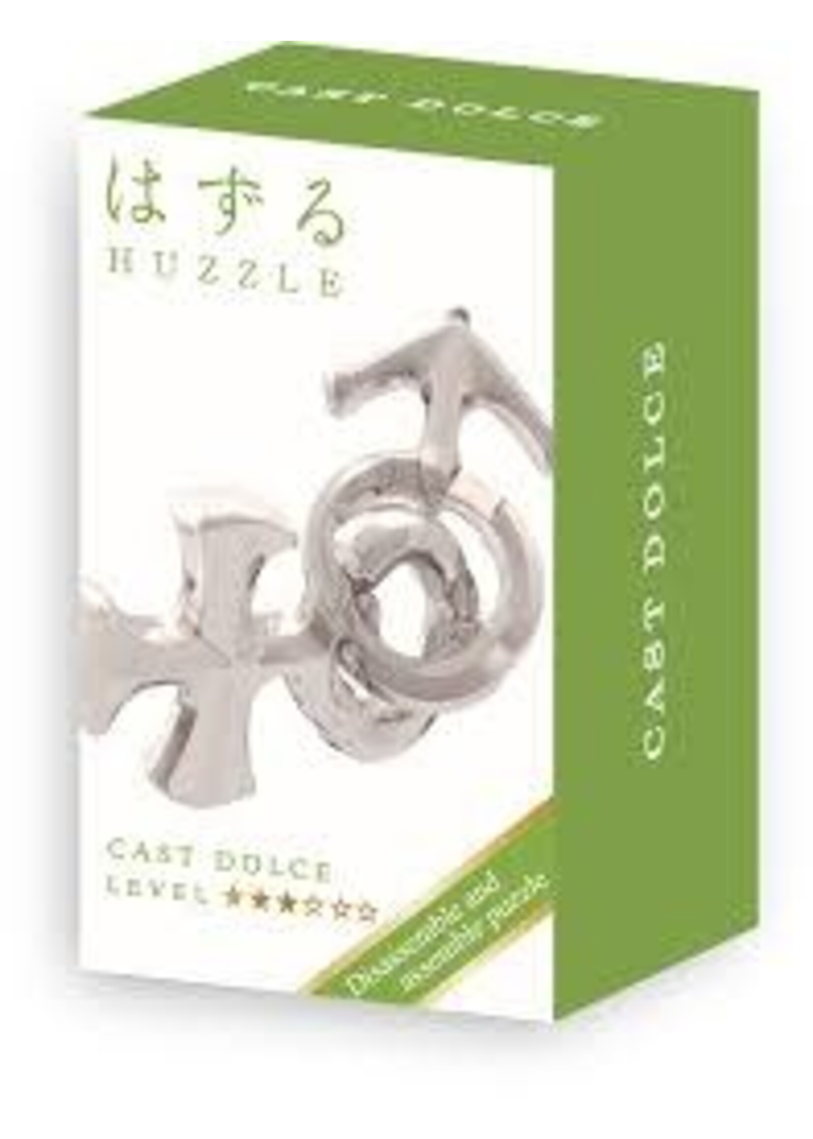 Huzzle Mini Huzzle Cast Puzzle - Dolce Silver (level 3)