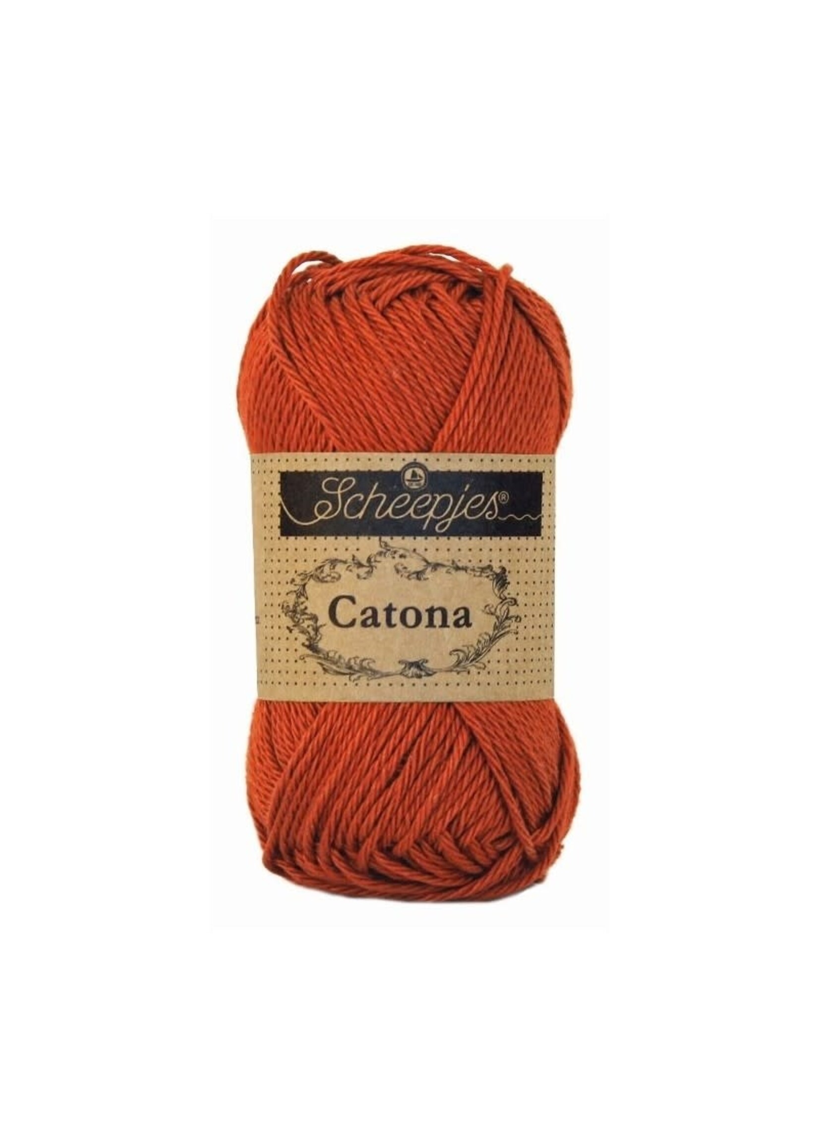 Scheepjes Scheepjes - Catona 50 gram - Copper red 388