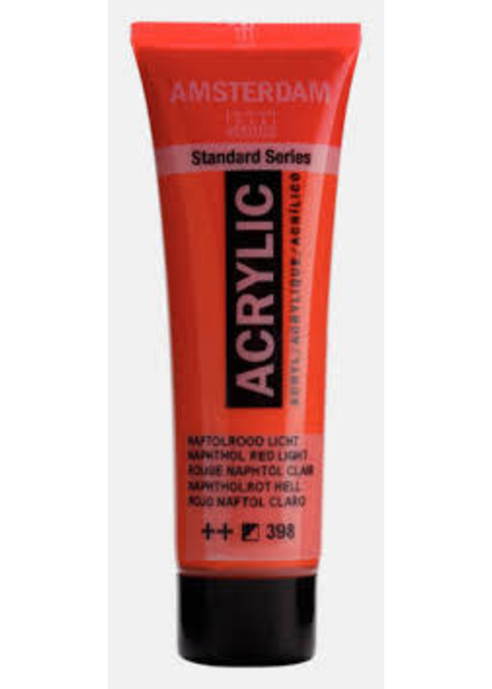 Talens Amsterdam Amsterdam Standard Series Acrylverf Tube 20 ml Naftolrood Licht 398