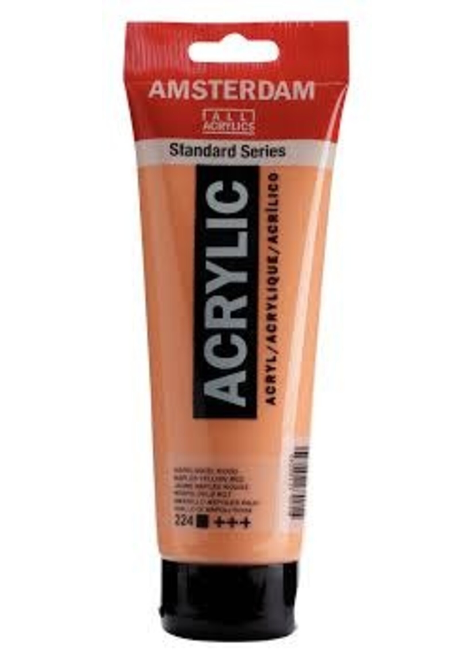 Talens Amsterdam Amsterdam Standard Series Acrylverf Tube 250 ml Napelsgeel Rood 224