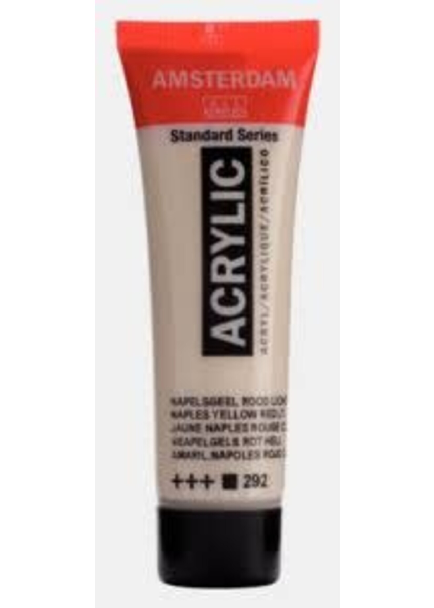 Talens Amsterdam Amsterdam Standard Series Acrylverf Tube 20 ml Napelsgeel Rood Licht 292