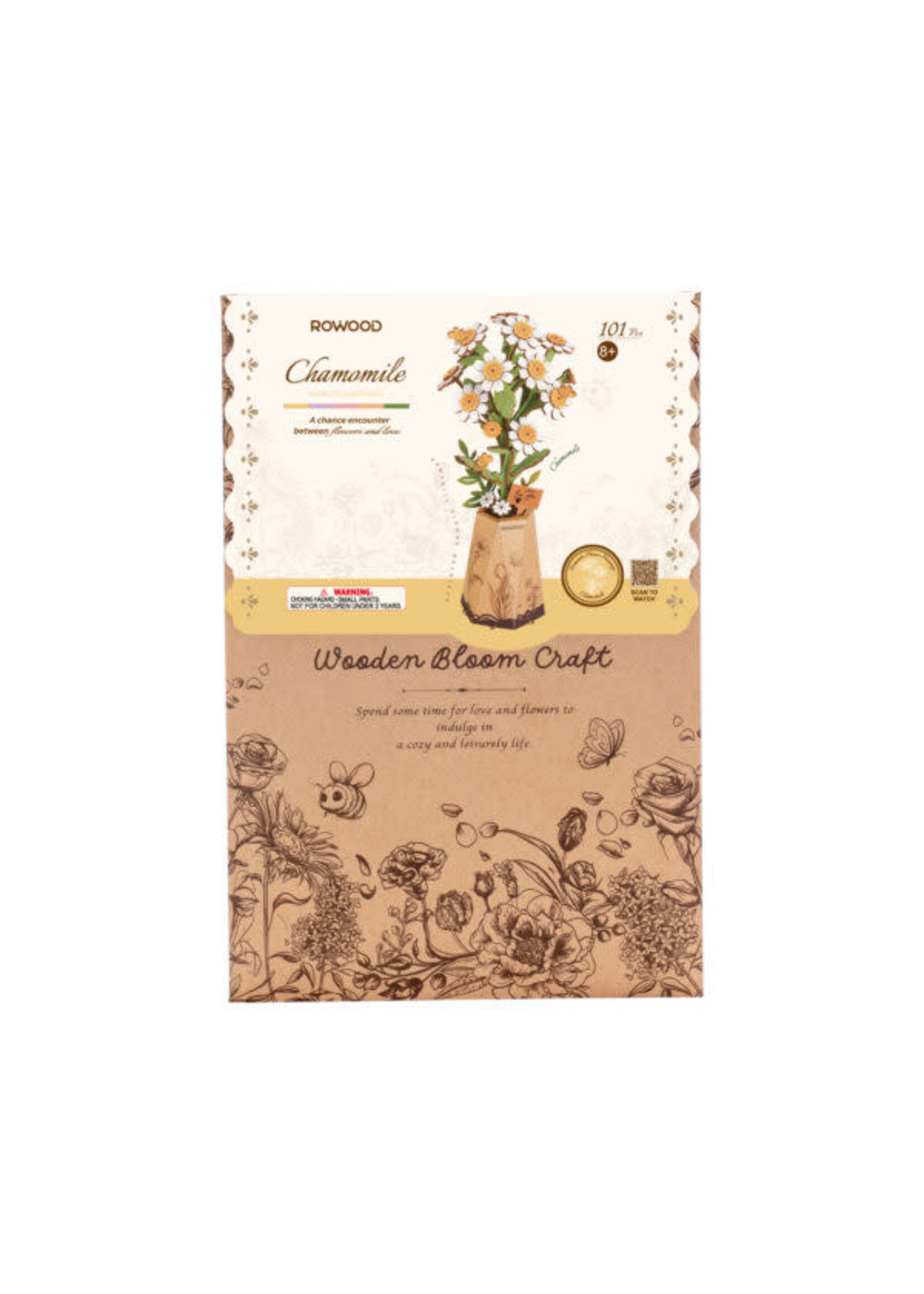Rowood Robotime - Chamomille/kamille - Woodenbloom Craft