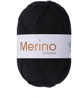 Lana Grossa Lana Grossa Meilenweit Merino Extra Fijn 100gr 2402 zwart
