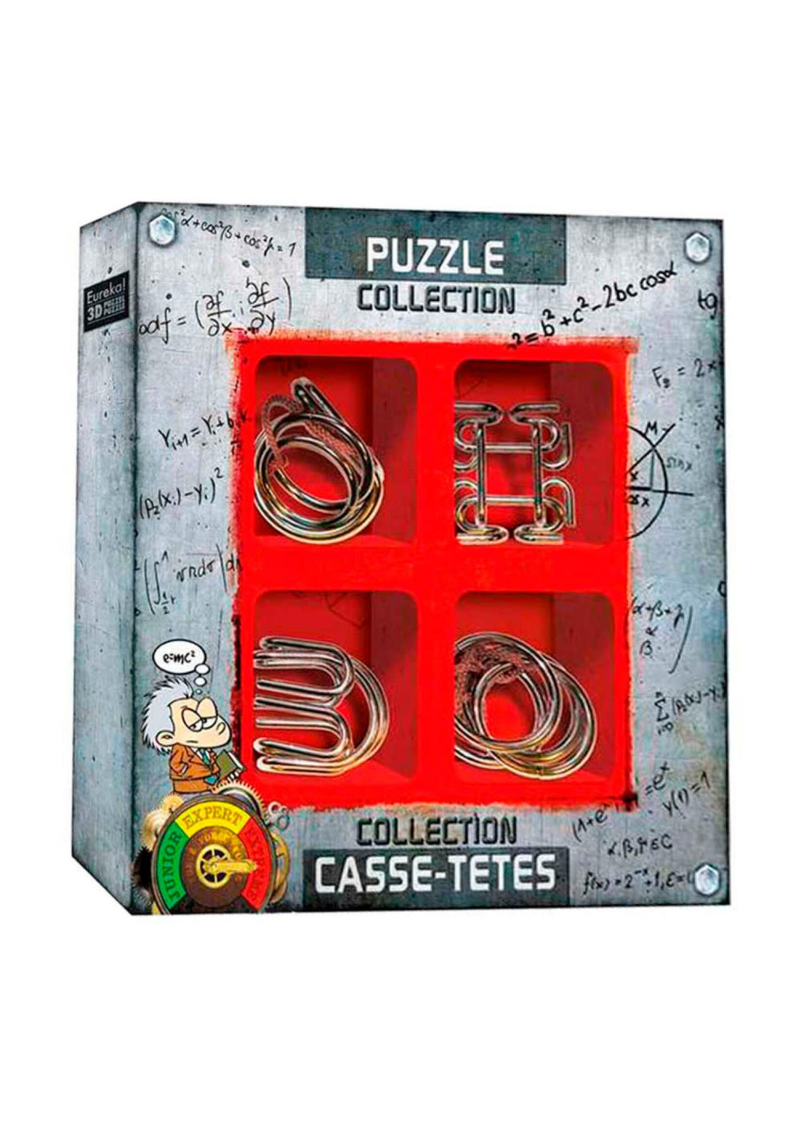 Eureka Breinpuzzel set extreme (metaal)