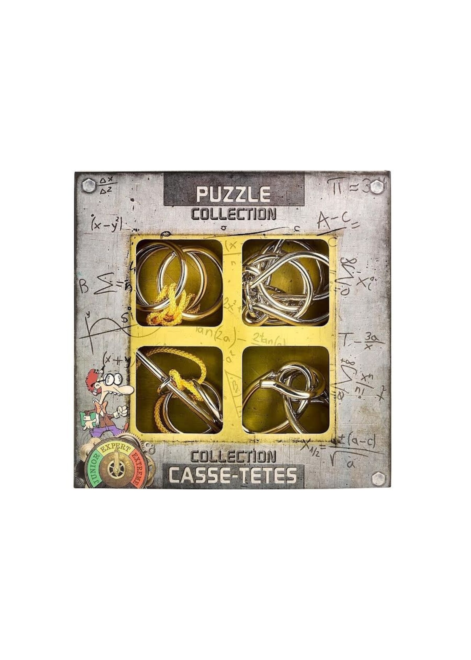 Eureka Breinpuzzel set expert (metaal)
