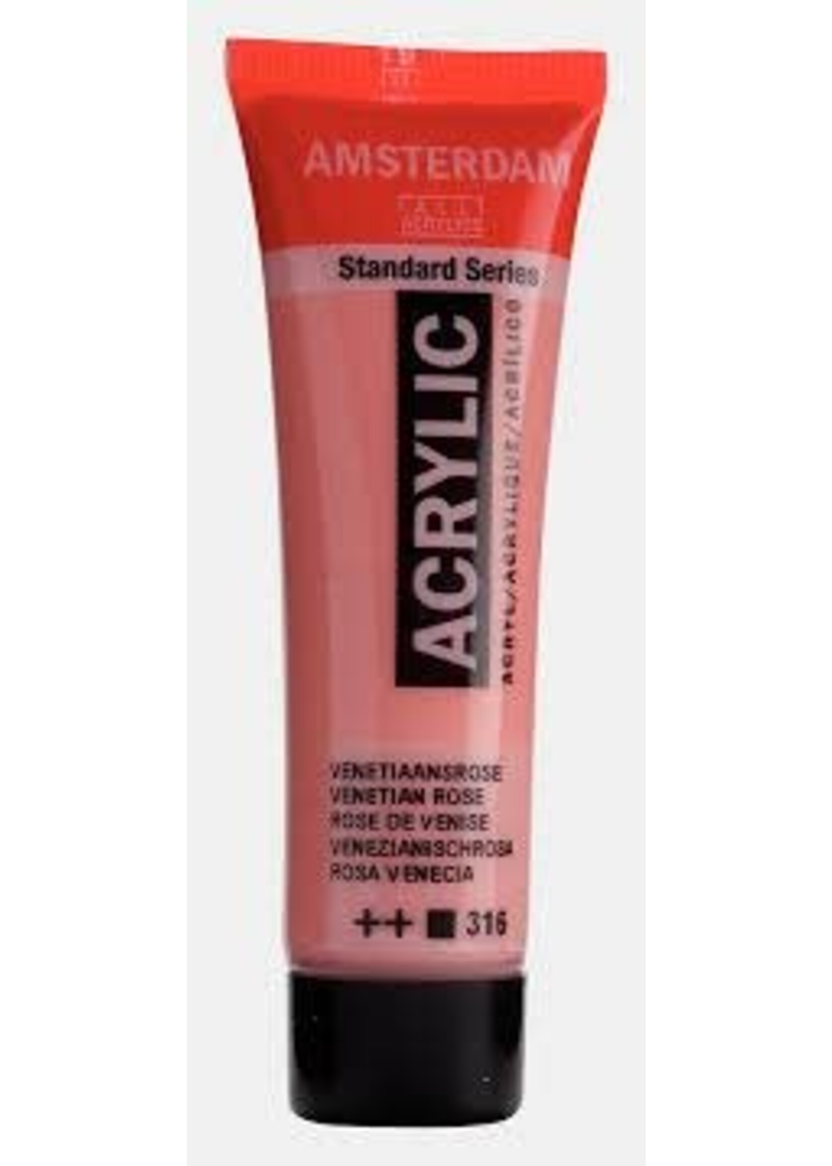 Talens Amsterdam Amsterdam Standard Series Acrylverf Tube 20 ml Venetiaansroze 316