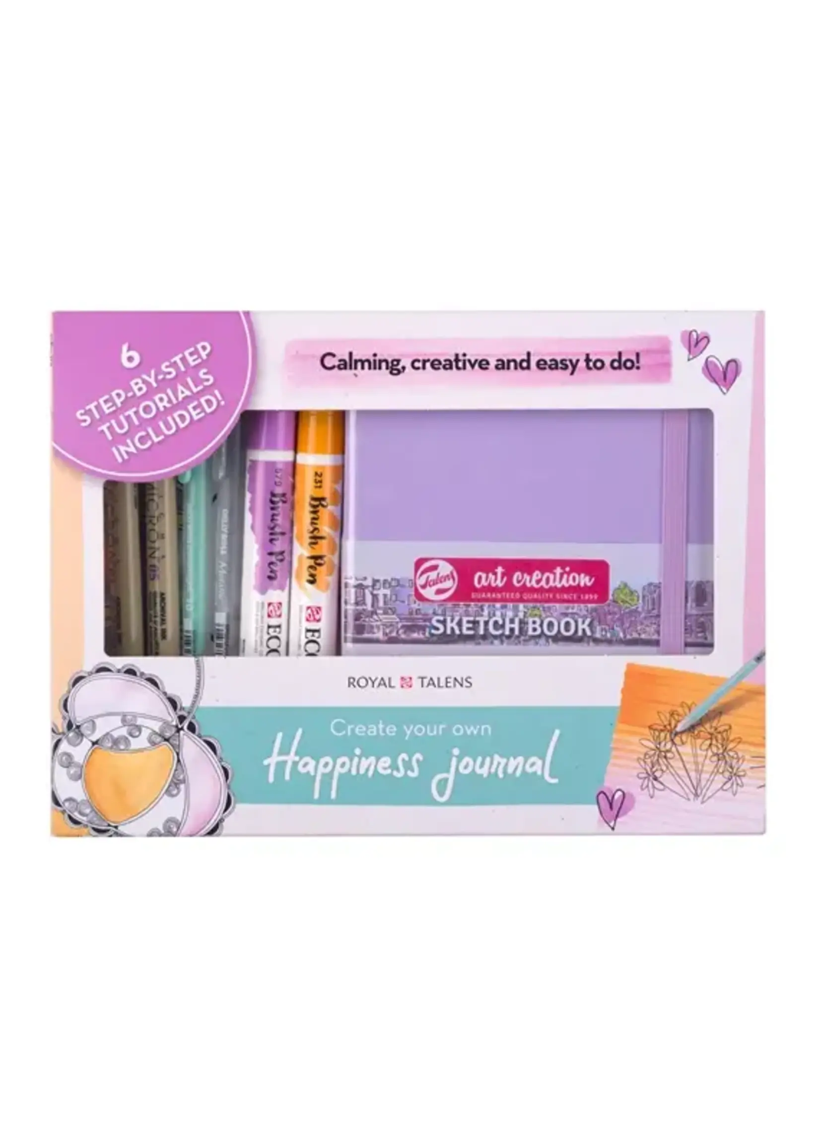 Royal Talens Happiness Journal Set