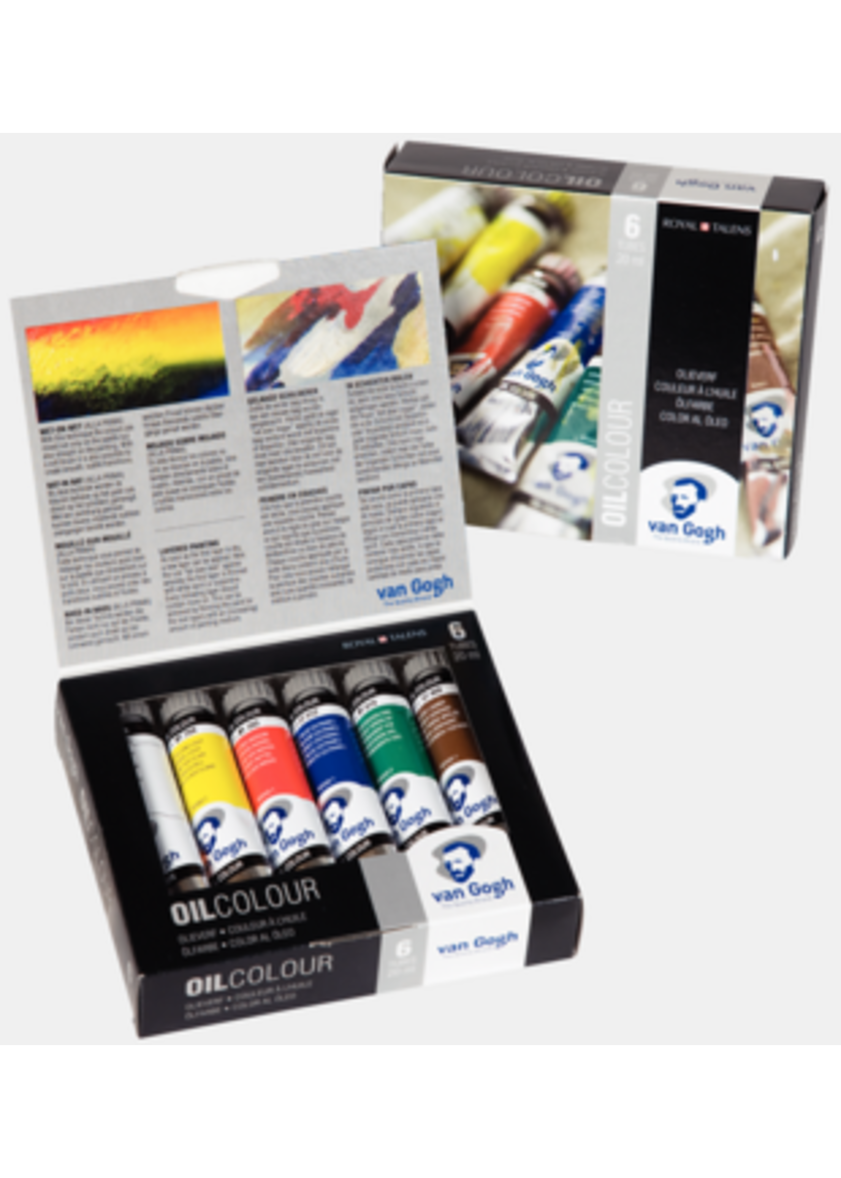 VAN GOGH Van Gogh Olieverf starterset met 6 kleuren in tubes van 20 ml