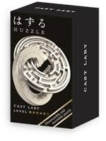 Huzzle Mini Huzzle Cast Puzzle - Laby Silver (level 5)