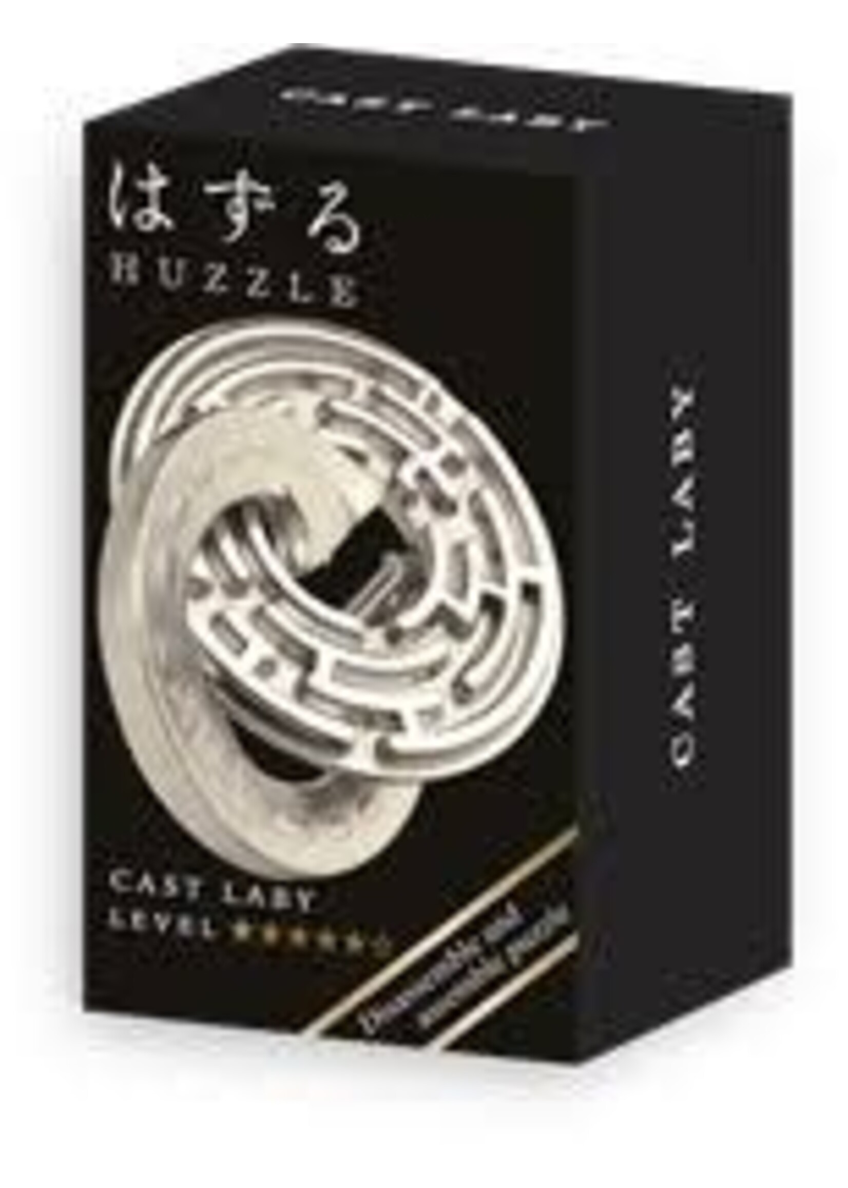 Huzzle Mini Huzzle Cast Puzzle - Laby Silver (level 5)