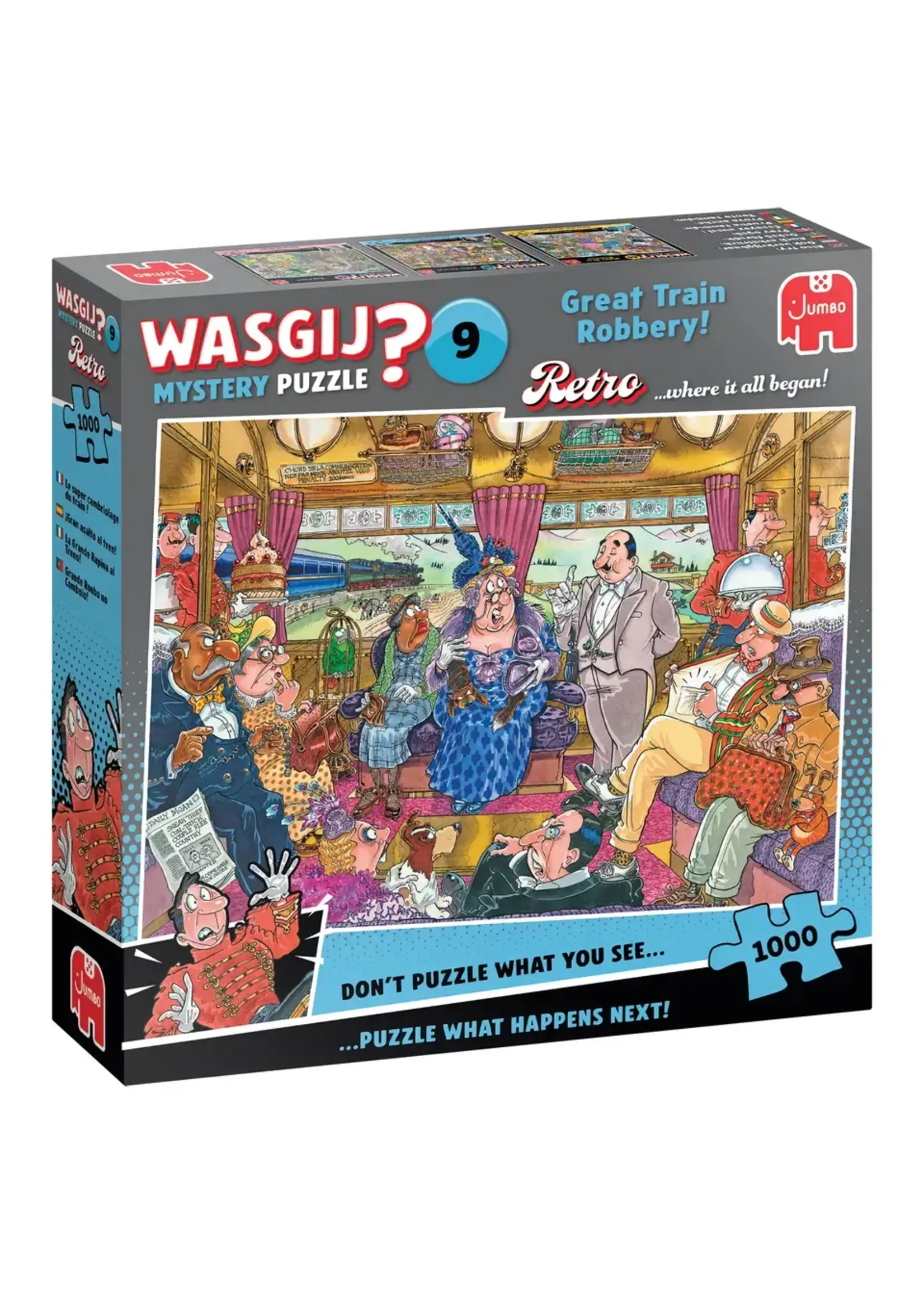 Jumbo Wasgij Retro Mystery 9 – De Grote Treinroof! (1000 stukjes)