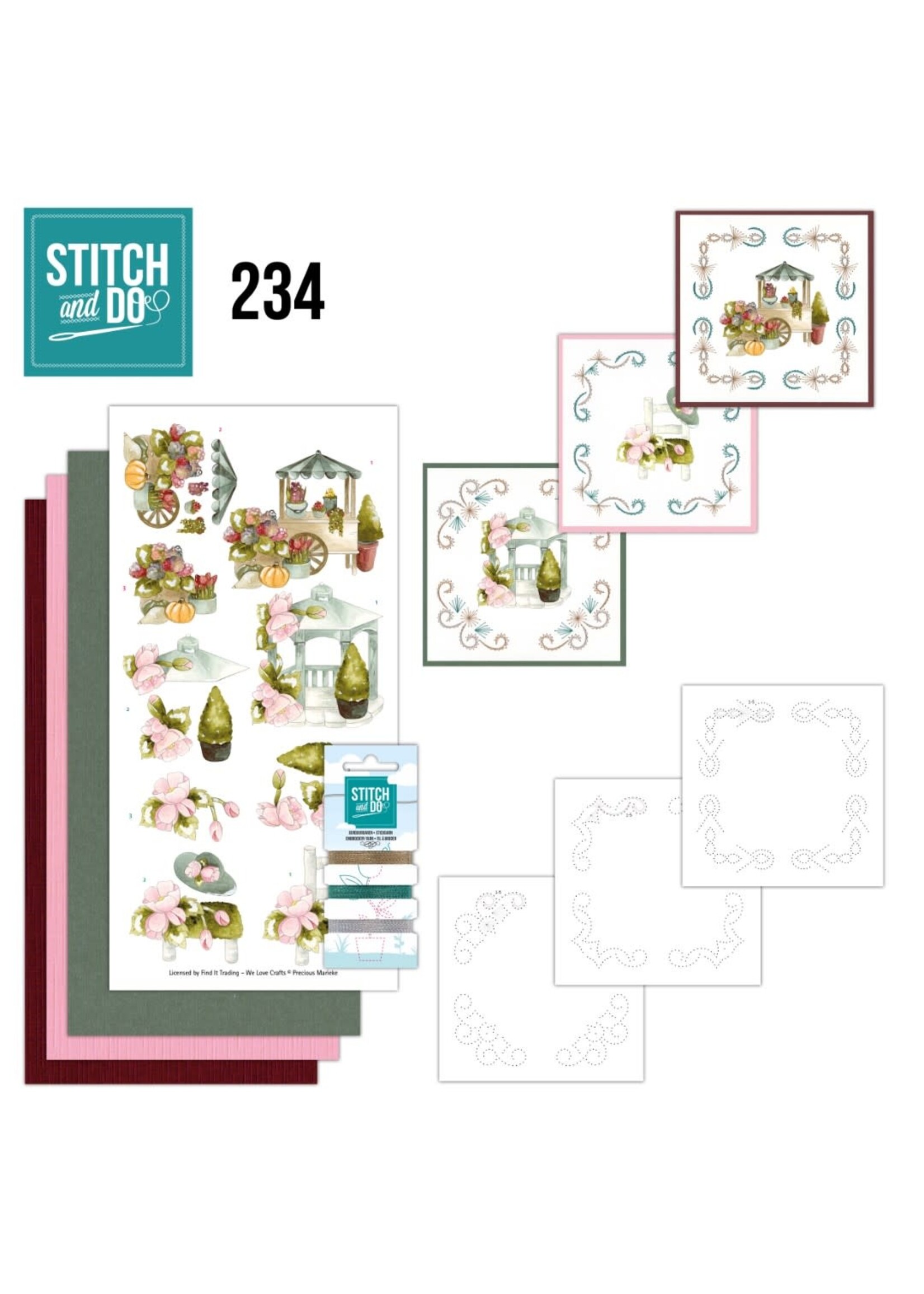 Stitch and Do Stich and Do Flowers Everywhere (nr. 234)