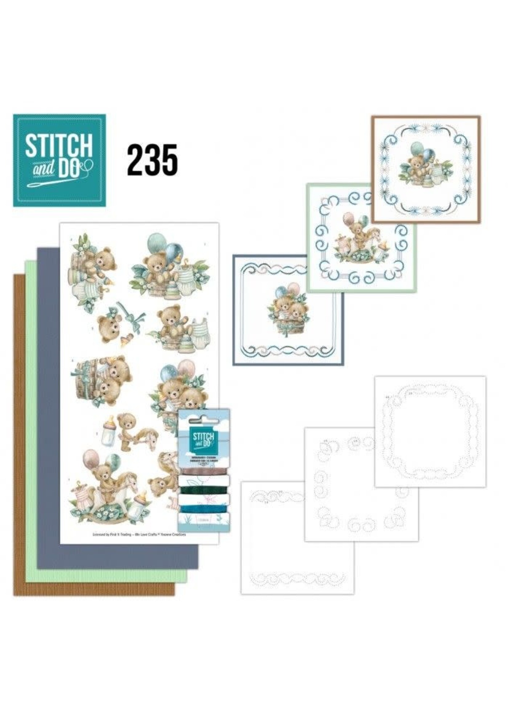 Stitch and Do Stitch and Do Cute Bears (nr. 235)