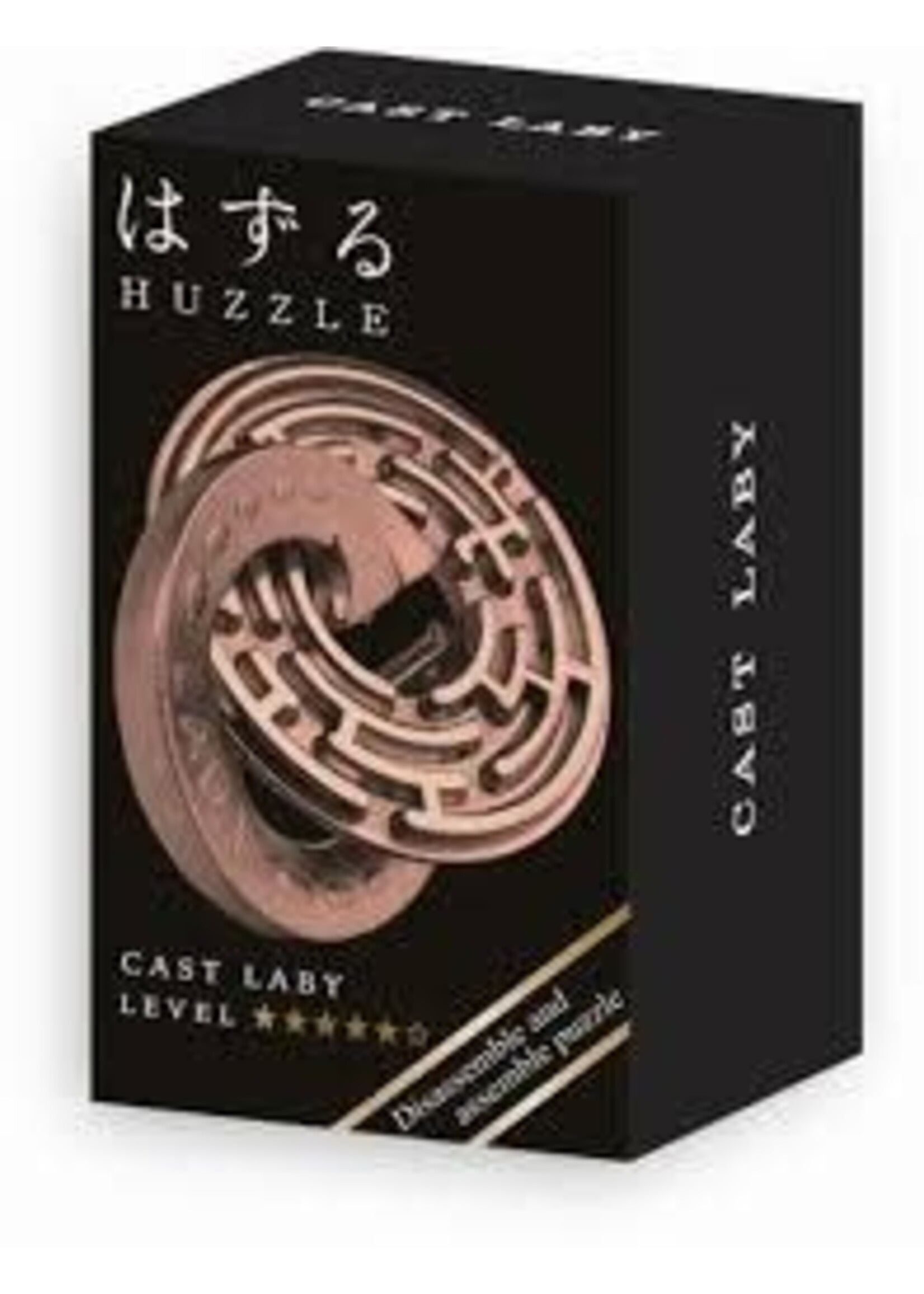 Huzzle Mini Huzzle Cast Puzzle - Laby Antique Copper (level 5)