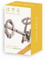 Huzzle Mini Huzzle Cast Puzzle - Key II Silver (level 2)
