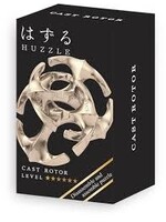 Huzzle Mini Huzzle Cast Puzzle - Rotor Silver (level 6)