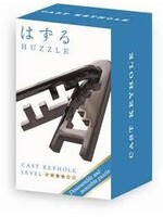 Huzzle Mini Huzzle Cast Puzzle - Keyhole Black (level 4)
