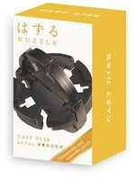 Huzzle Mini Huzzle Cast Puzzle - Disk Black (level 2)