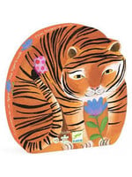 Djeco Djeco 7201 Silhouet puzzel - Tijger op pad (24 stukjes)
