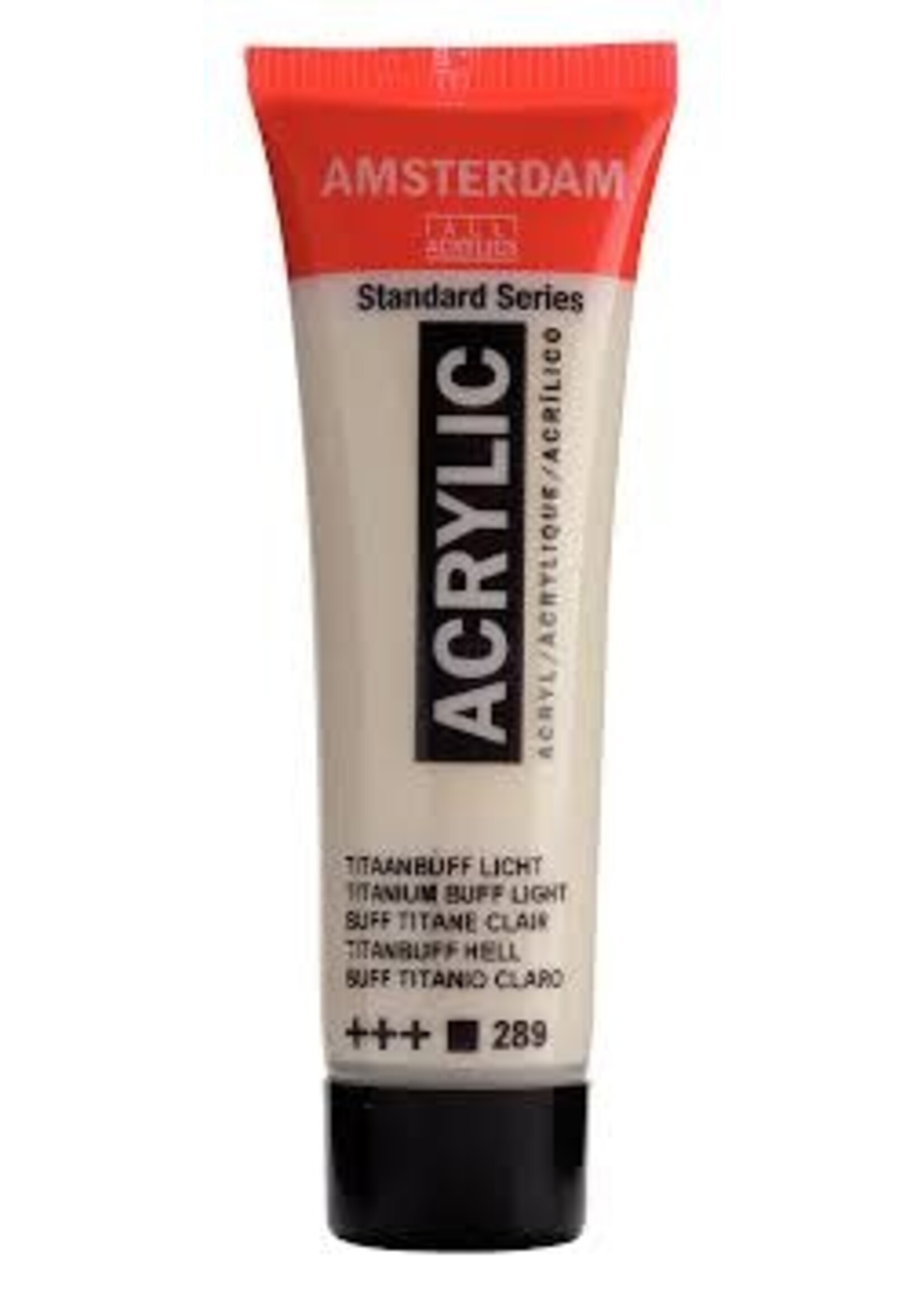 Talens Amsterdam Amsterdam Standard Series Acrylverf Tube 20 ml Titaanbuff Licht 289