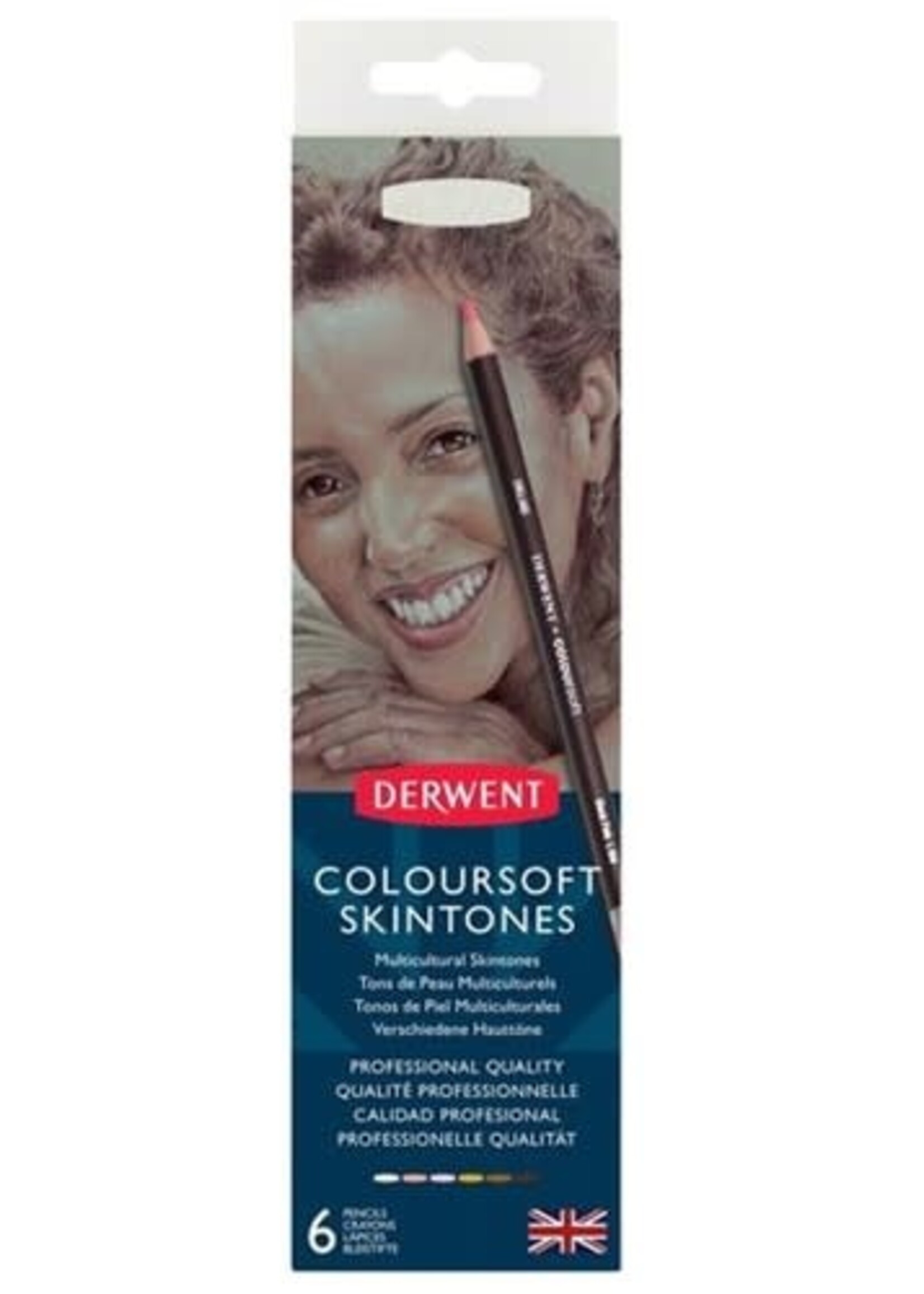 Derwent Derwent Coloursoft Huidskleuren 6 Stuk