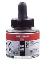 Talens Amsterdam Amsterdam Acrylinkt Fles 30 ml Zilver 800