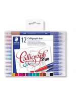 Staedtler Calligraphy duo pen - set 12 st