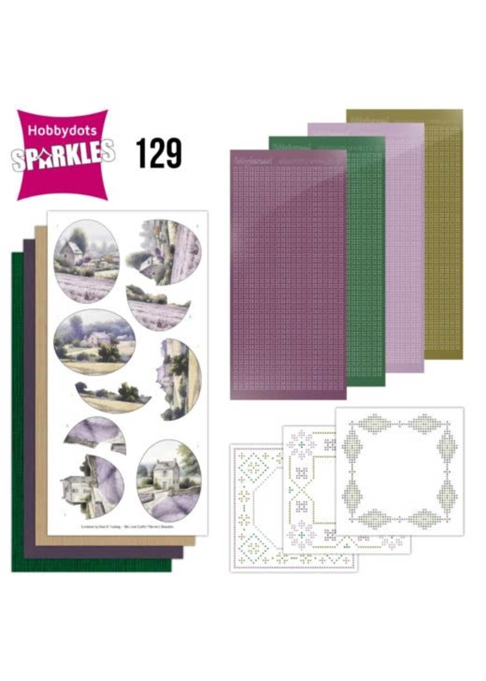 Hobbydots Sparkles 129 - Berries Beauties - Lavender