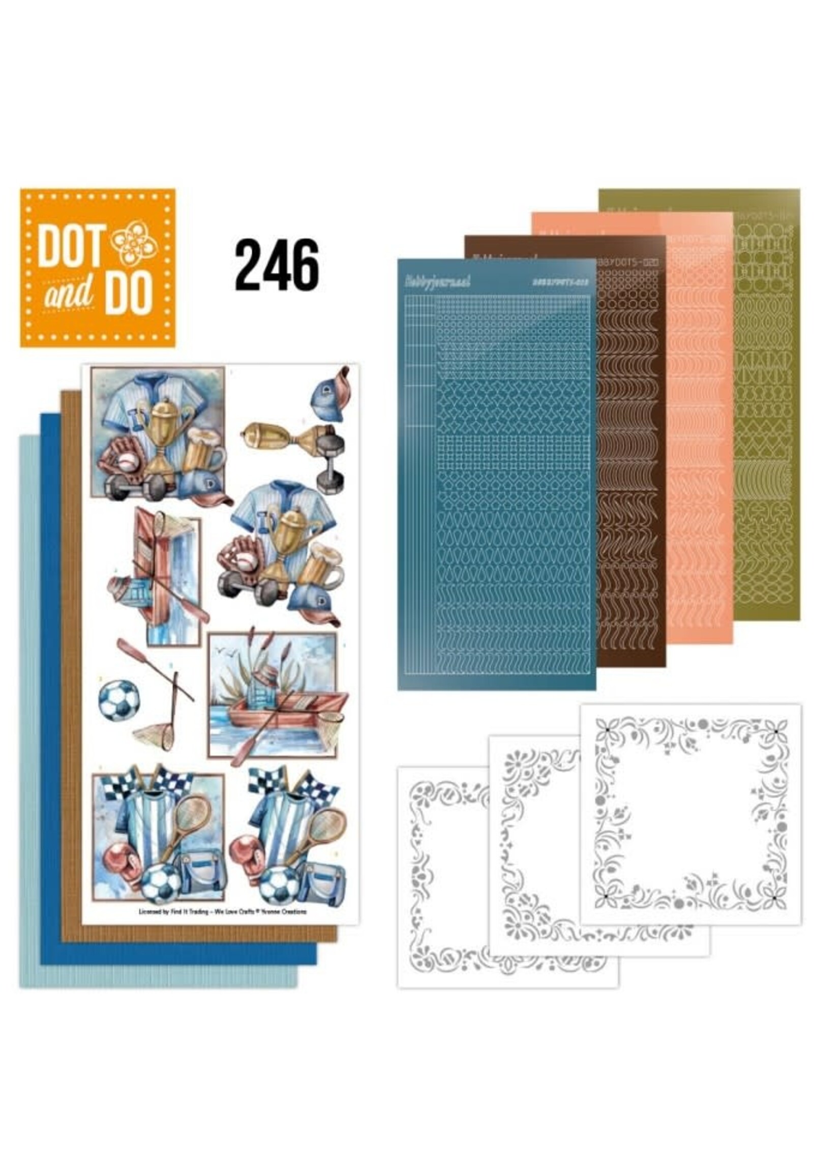 Hobbydots Dot and Do 246 - Yvonne Creations - Men in Style