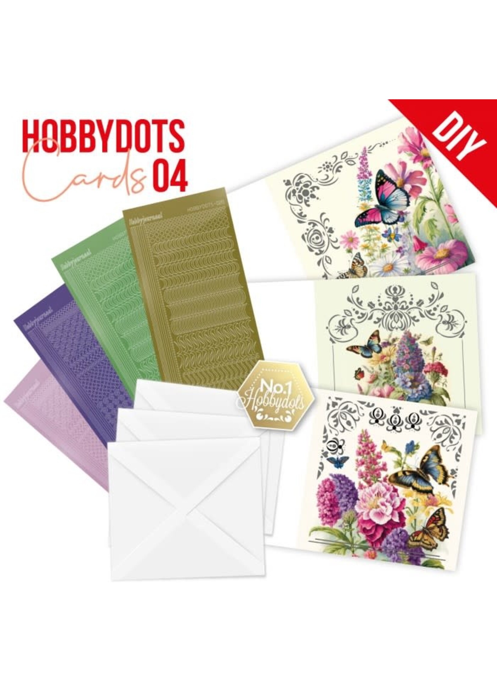 Hobbydots Dot and Do Cards - Wildflowers