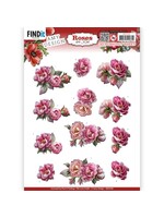 Find it Trading 3D Push Out - Amy Design - Roses Are Red - Peonies