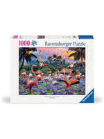 Ravensburger Roze Flamingo’s 1000 stukjes