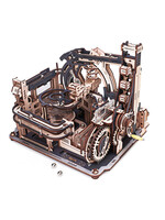 Rokr Rokr 3D DIY Houten Modelbouwpakket Marble Run, Marble Spaceport,