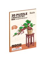 Rolife DIY 3D Houten Modelbouwpakket, Evergreen Pine Bonsai