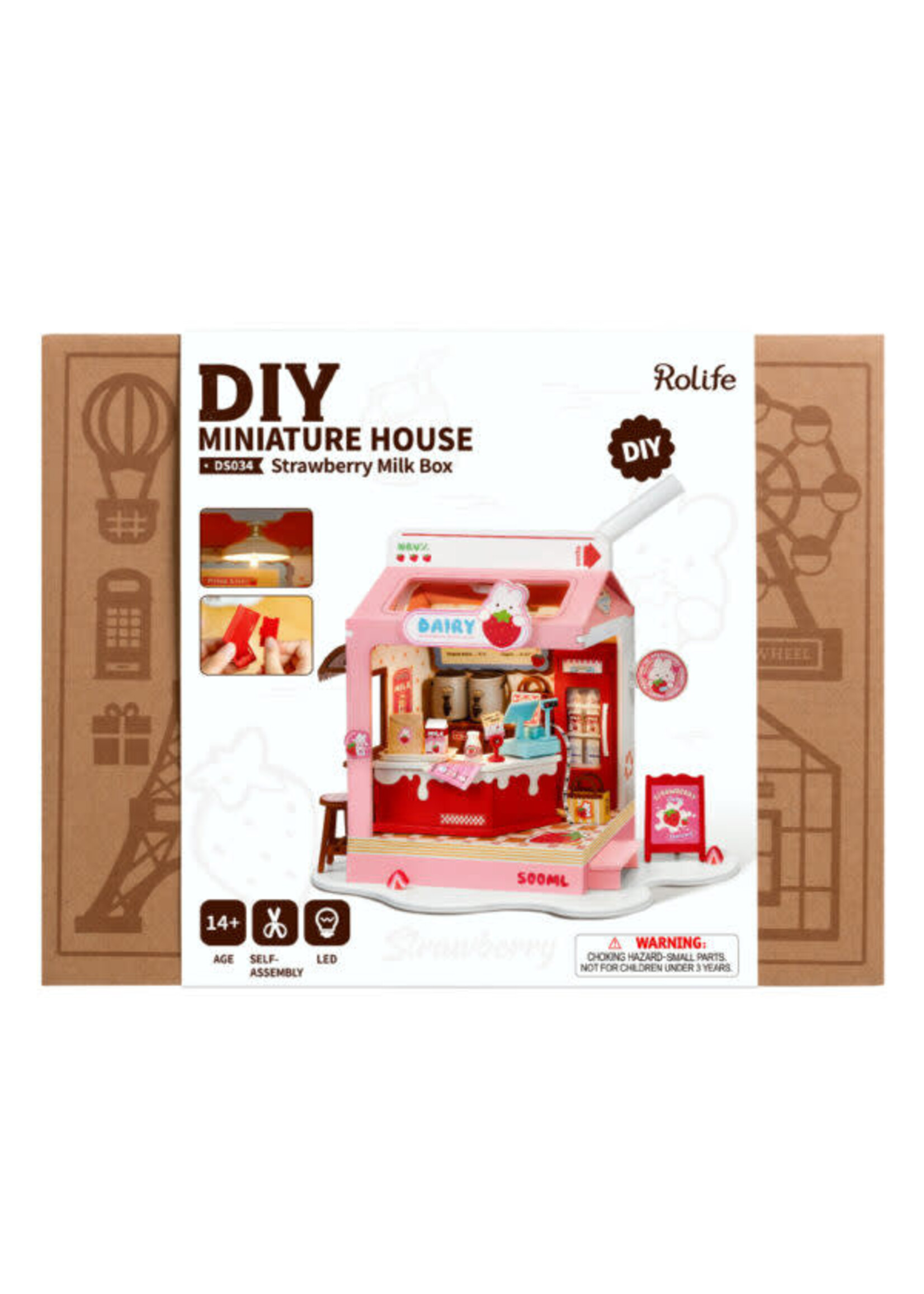 Rolife DIY Huisje Strawberry Milk House
