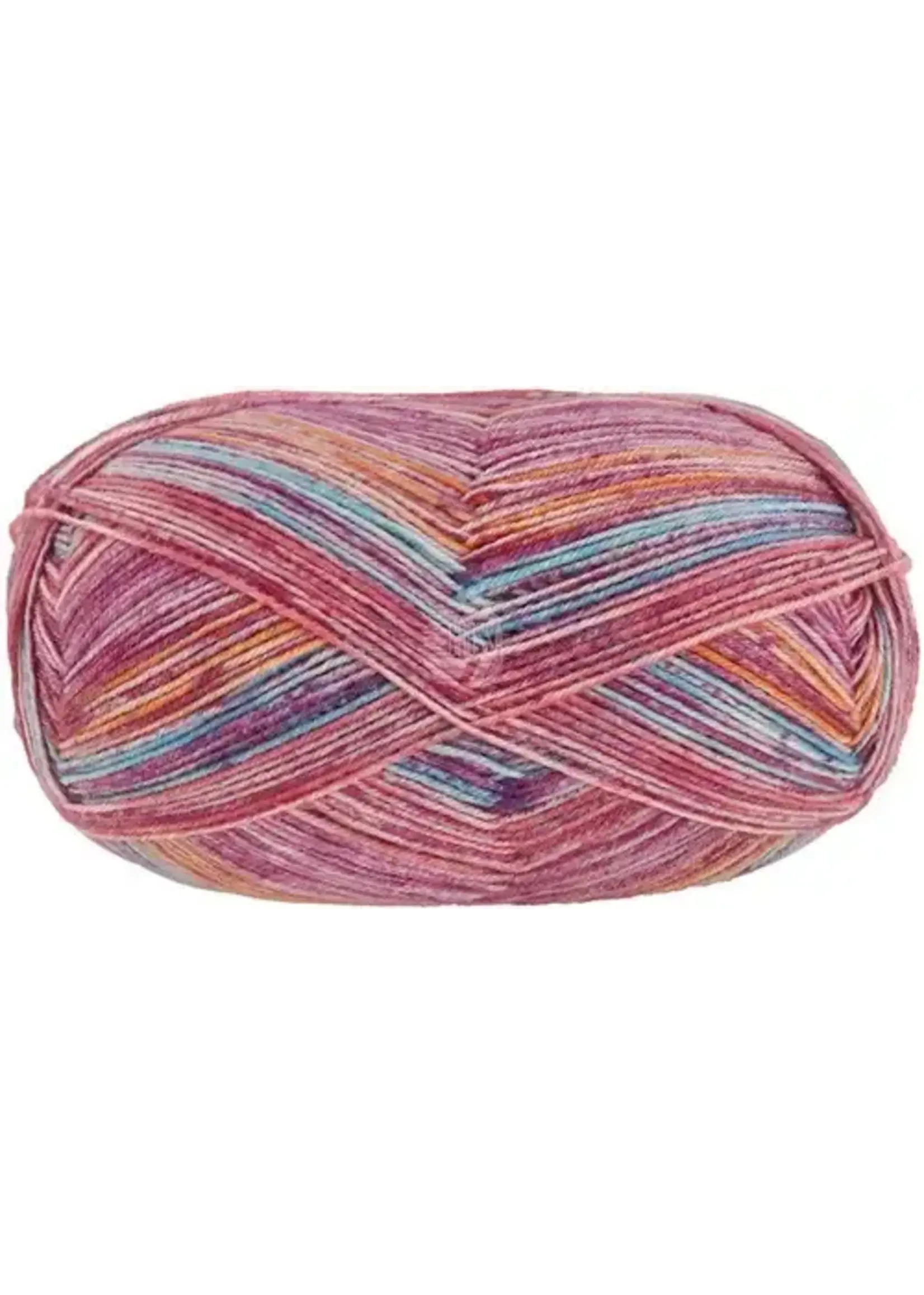 Lana Grossa Lana Grossa Meilenweit Merino 100 gram Extra Fijn Luna Roze mix (4115)