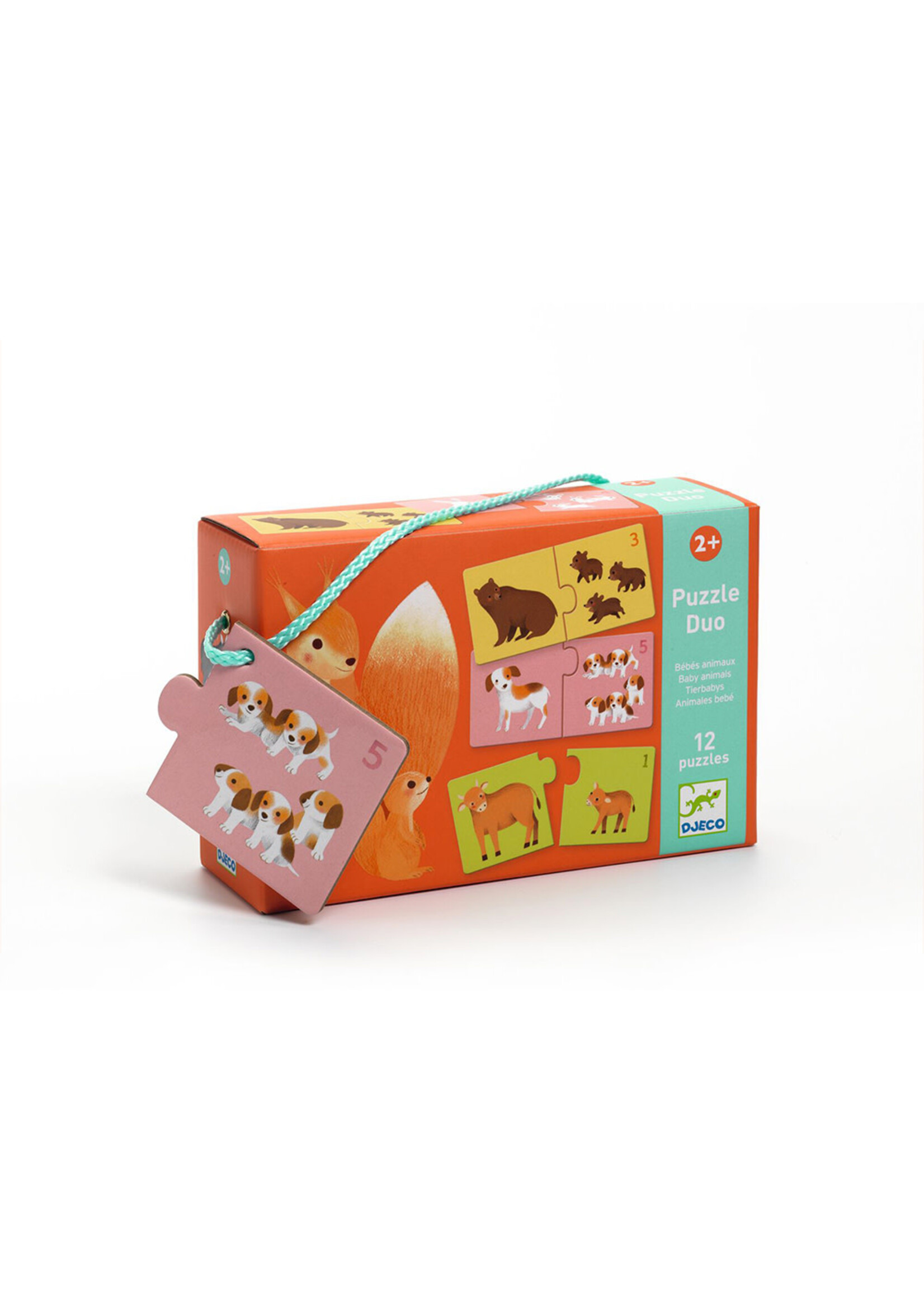 Djeco Djeco duo puzzel baby dieren