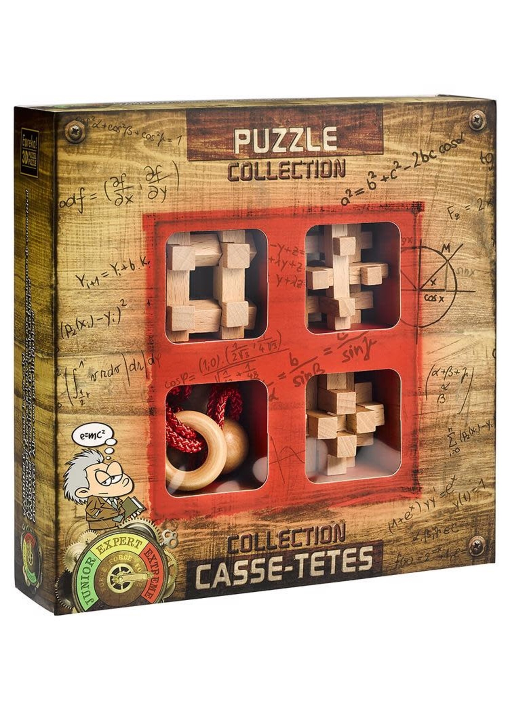 Eureka Breinpuzzel set extreme (hout)