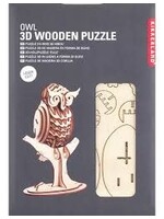 Kikkerland Kikkerland Houten 3D puzzel - Uil