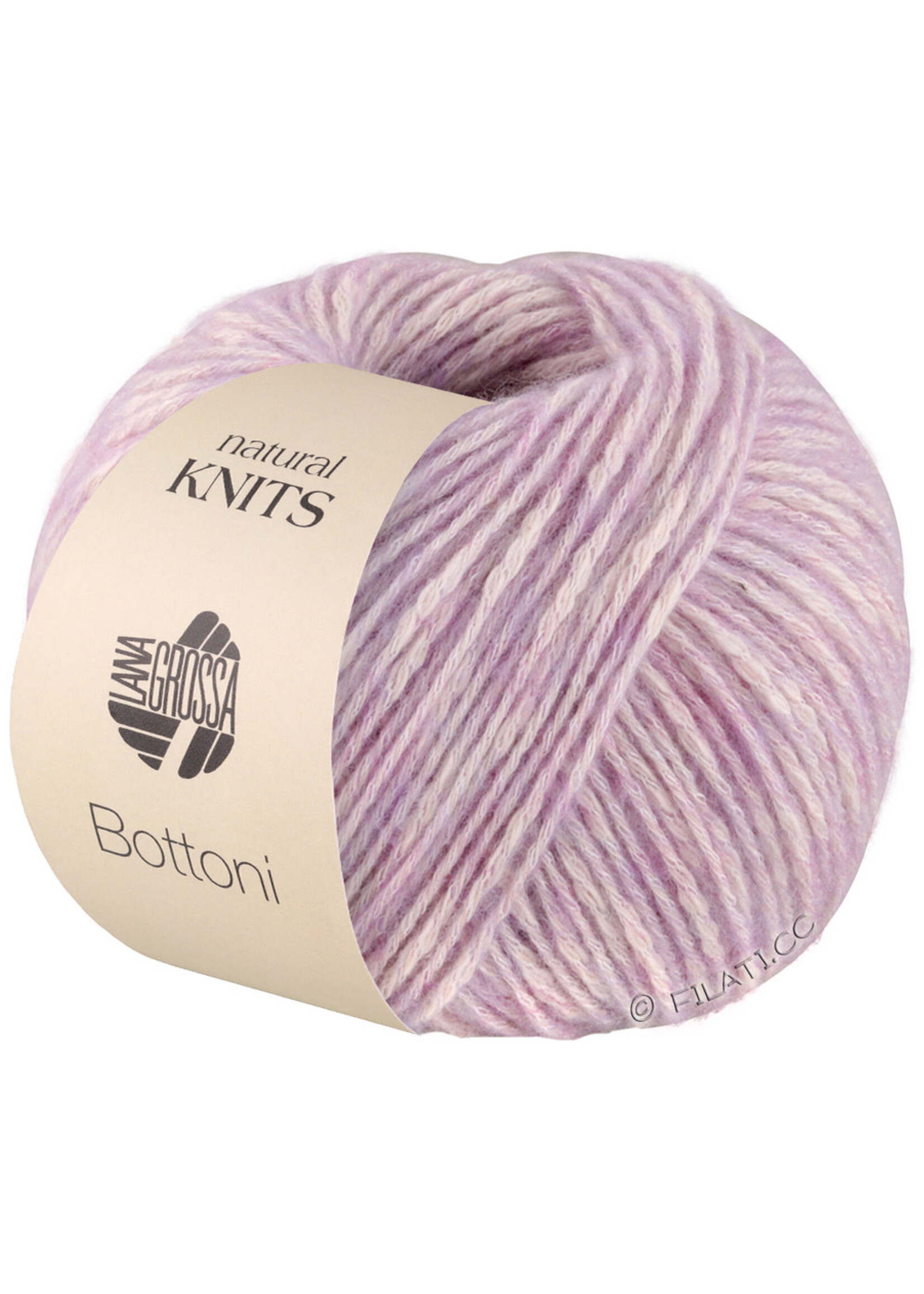 Lana Grossa Lana Grossa - Natural Knits - Bottoni - 50 gram 125m - Sering/Wit (005)