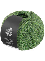 Lana Grossa Lana Grossa - Vintage socks - 100g 400m - Mosgroen Gemleerd (1016)