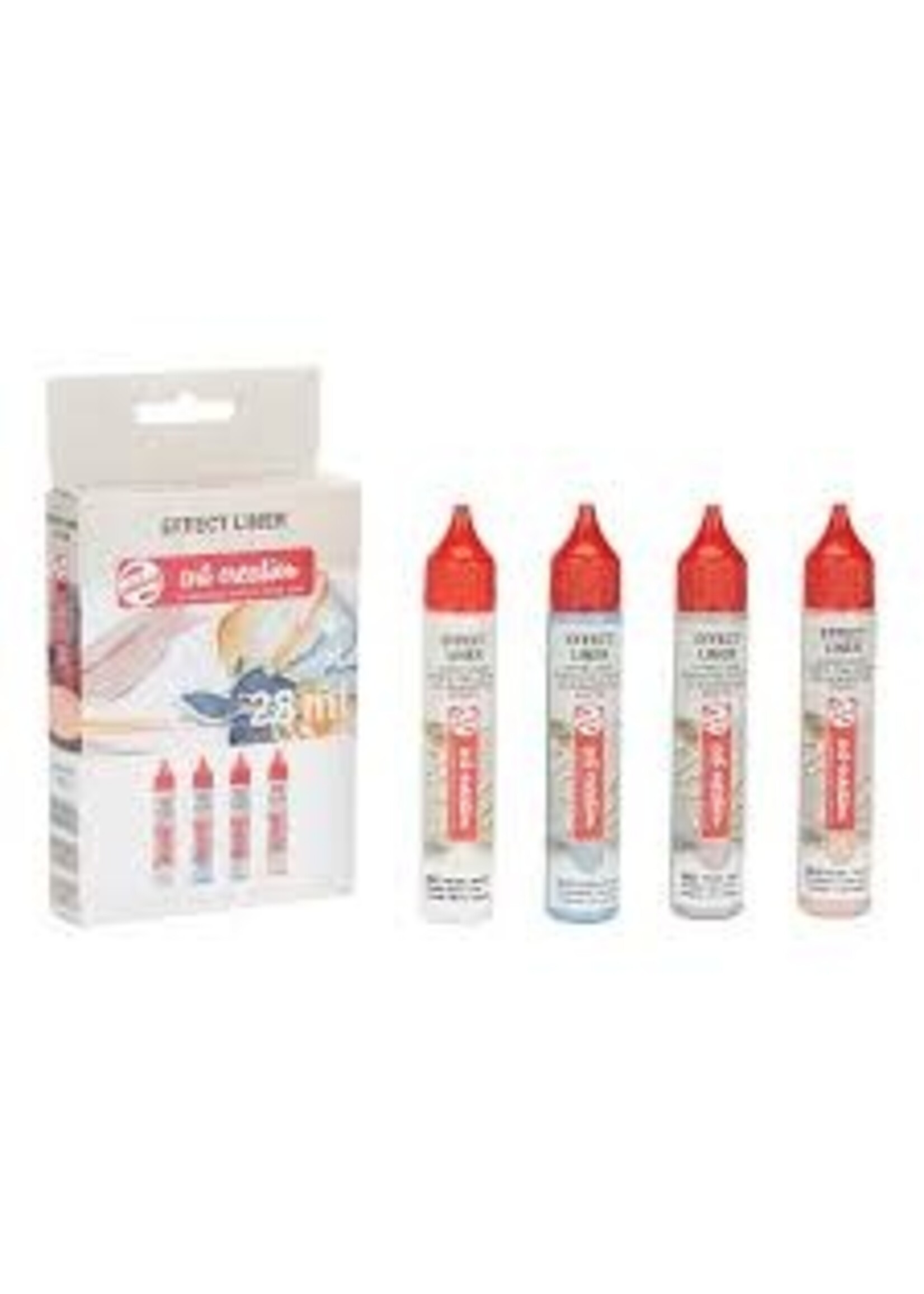 Talens Talens Art Creation Effektliner Set 4 x 28 ml Specialties Parel